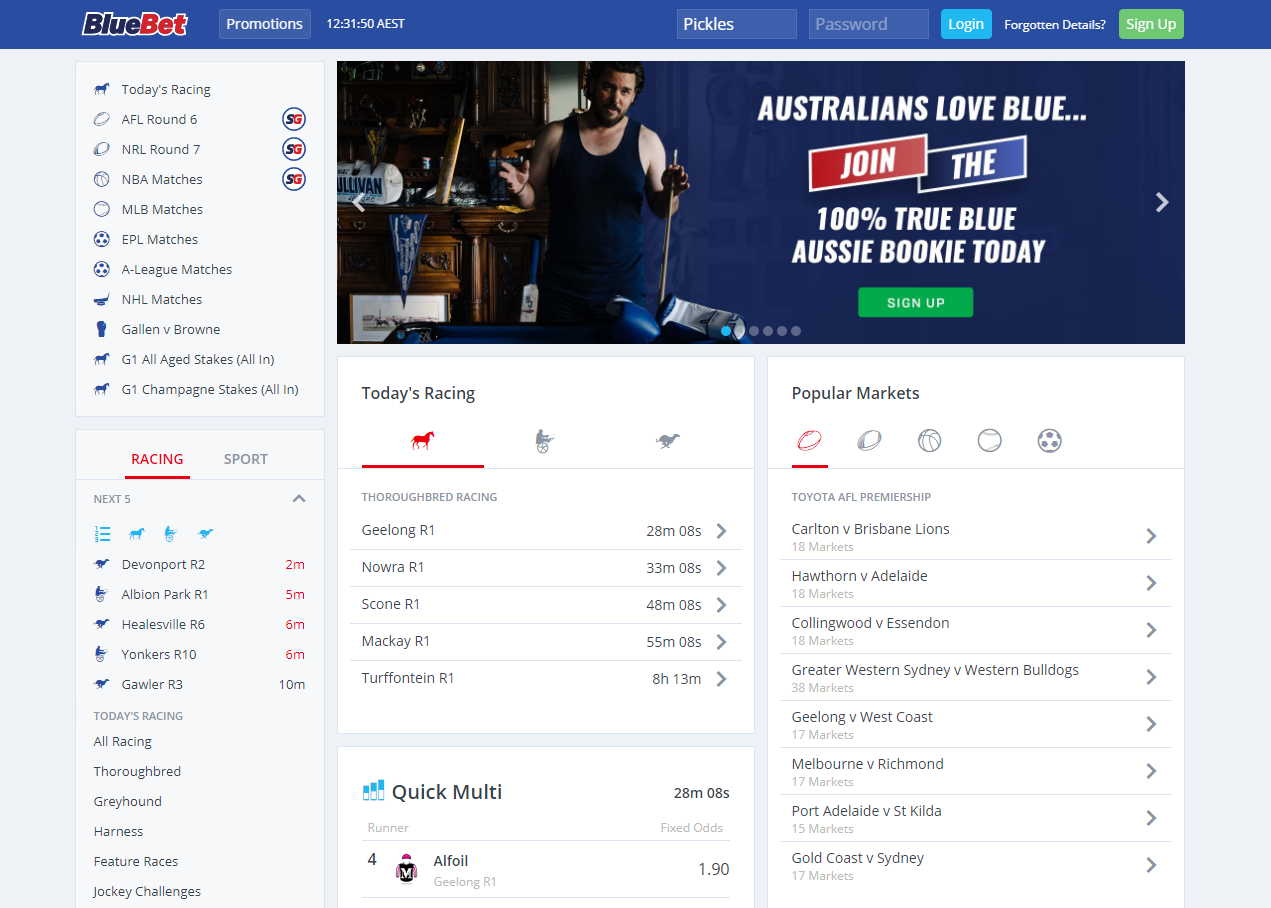 BlueBet Australia Bonus